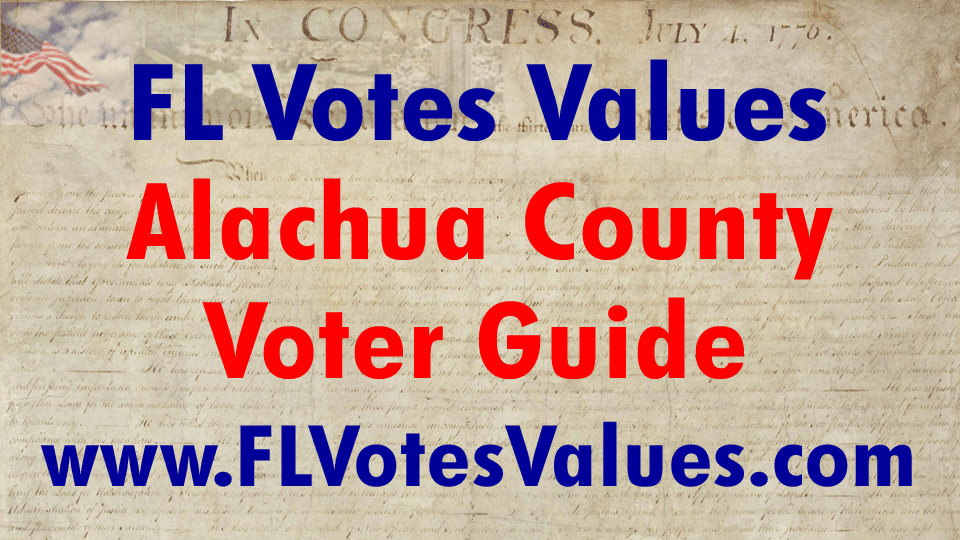 Alachua County Voter Guide